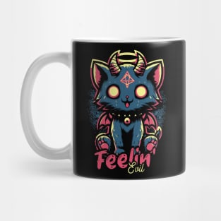 Feelin' Evil - Cute Cat Mug